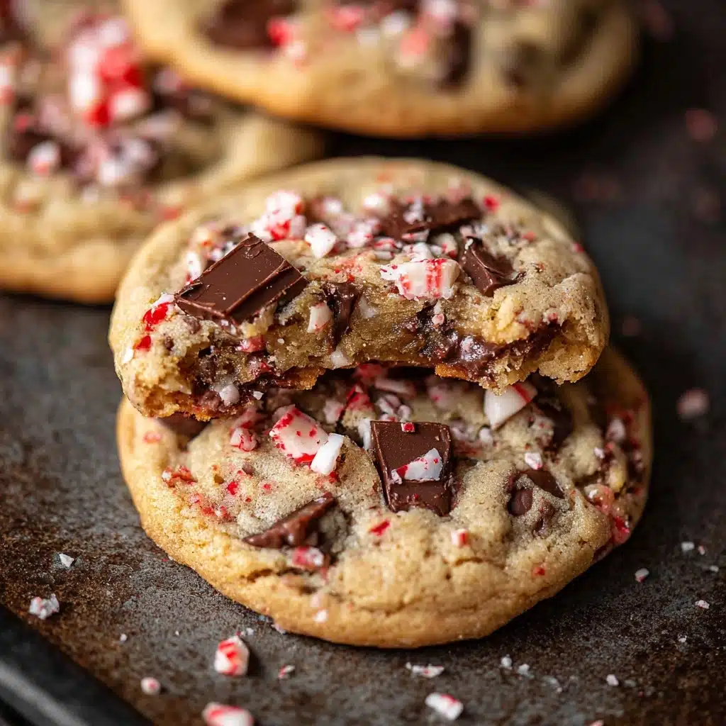 Peppermint Chocolate Chip Cookies Recipe - Recipe Image
