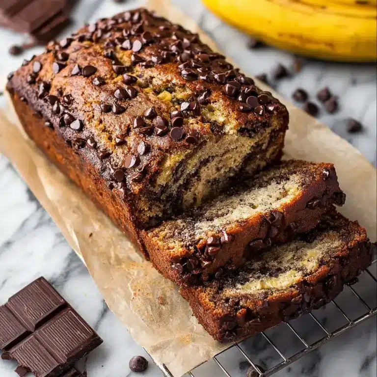 Super Moist Chocolate Chip Banana Bread Recipe
