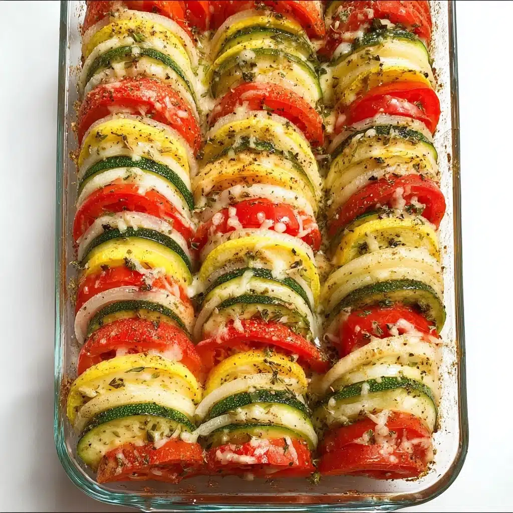 Parmesan Tomato Zucchini Bake Recipe - Recipe Image