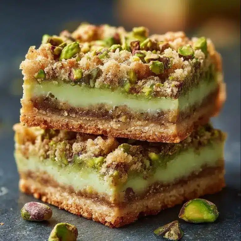 Pistachio Dream Cookie Bars Recipe