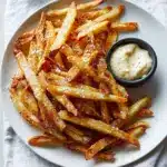 Air Fryer Garlic Parmesan Fries Recipe