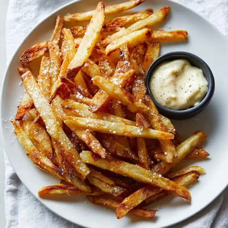 Air Fryer Garlic Parmesan Fries Recipe