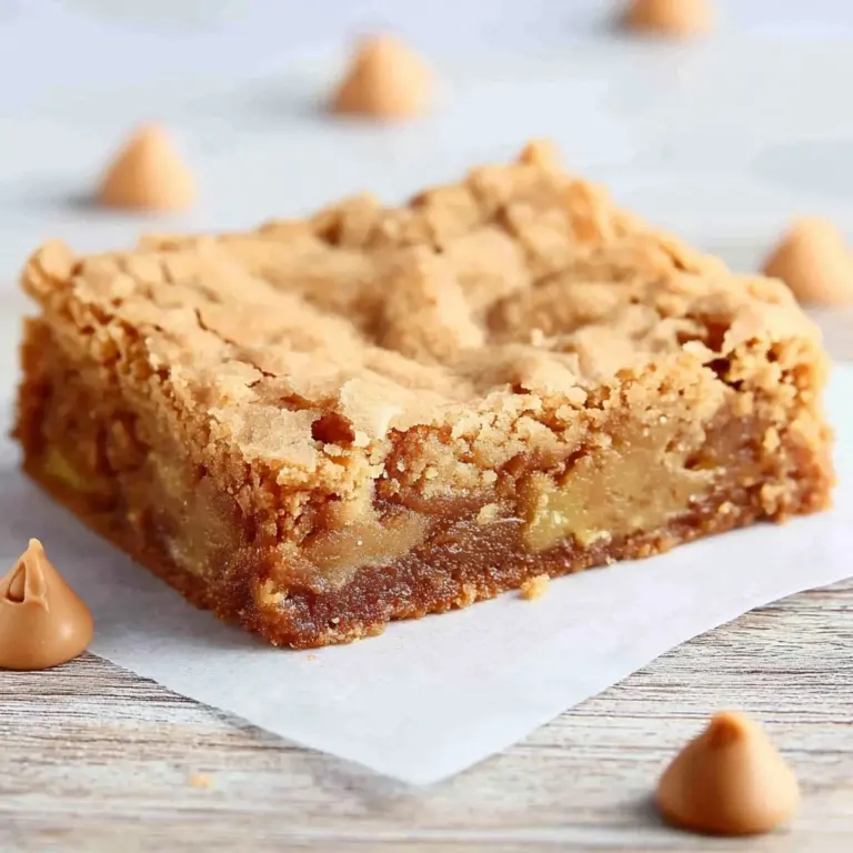 Chewy Butterscotch Zucchini Blondies Recipe