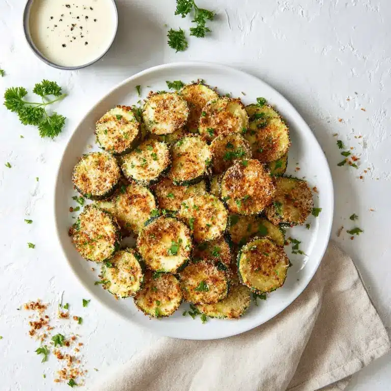 Crispy Baked Zucchini Chips Recipe