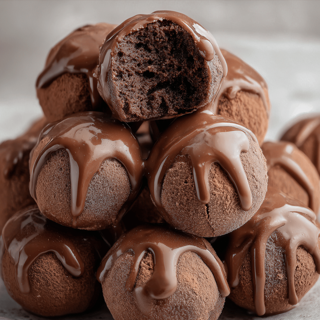 No-Bake Cottage Cheese Brownie Batter Protein Bites Recipe - Recipe Image