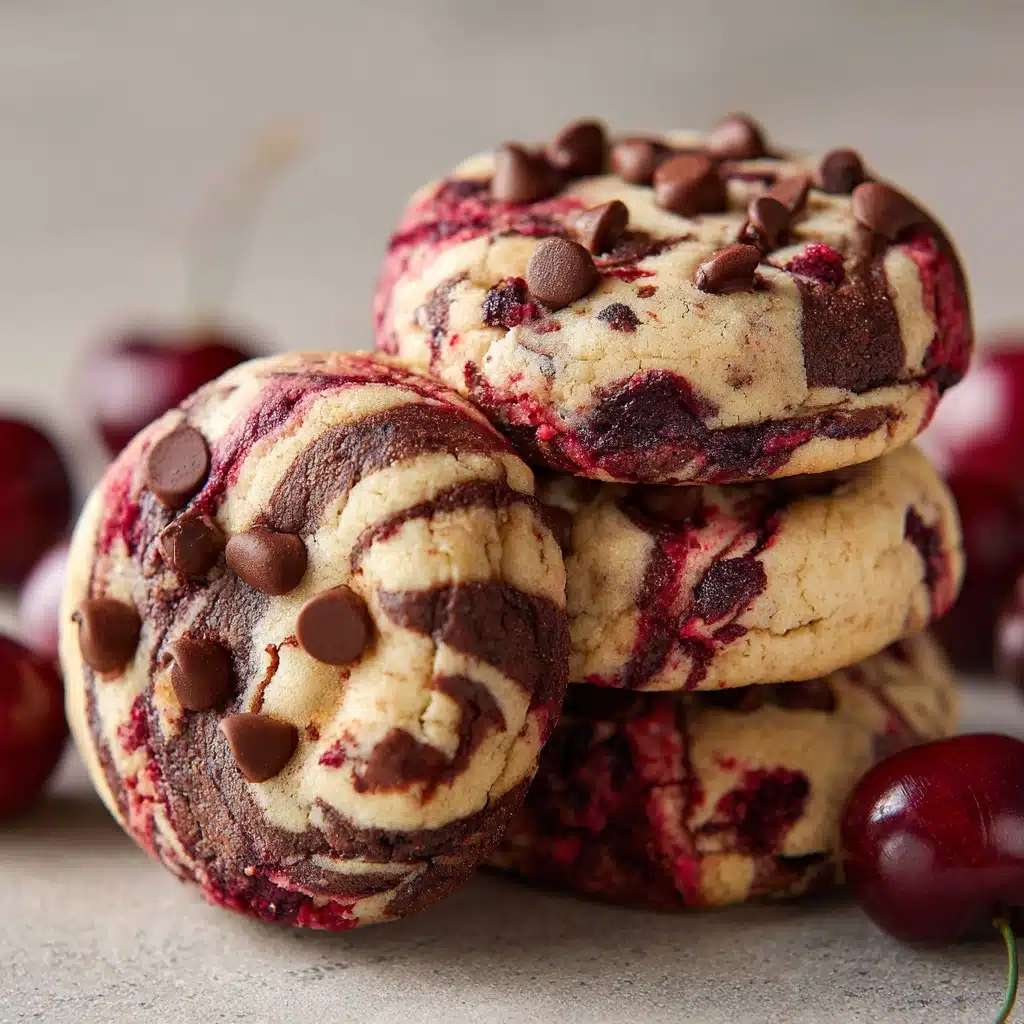 Cherry Chocolate Chip Cookies with Mocha Chips Recipe