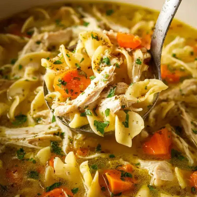 Best Chicken Noodle Soup with Egg Noodles Recipe