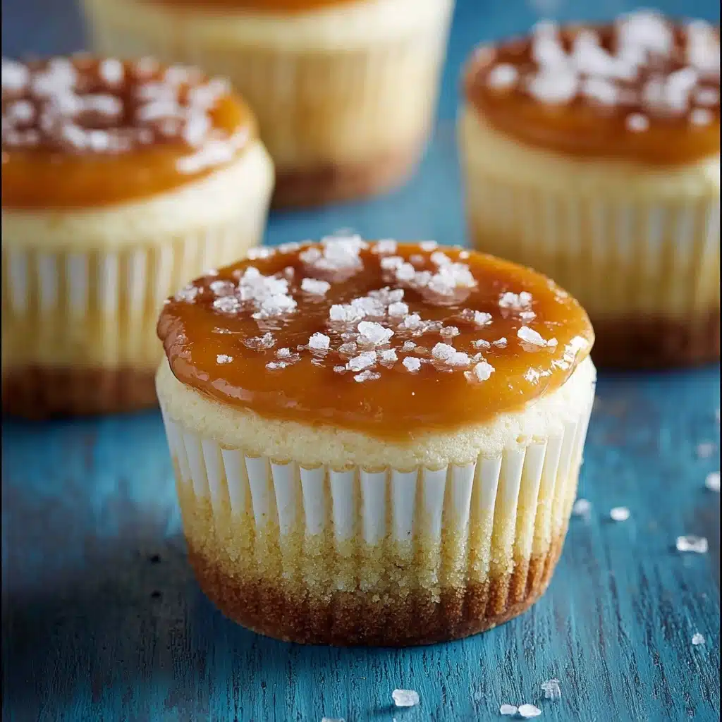 Salted Caramel Cheesecake Cupcakes Recipe - Recipe Image