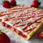 Strawberry Pop Tart Slab Pie Recipe