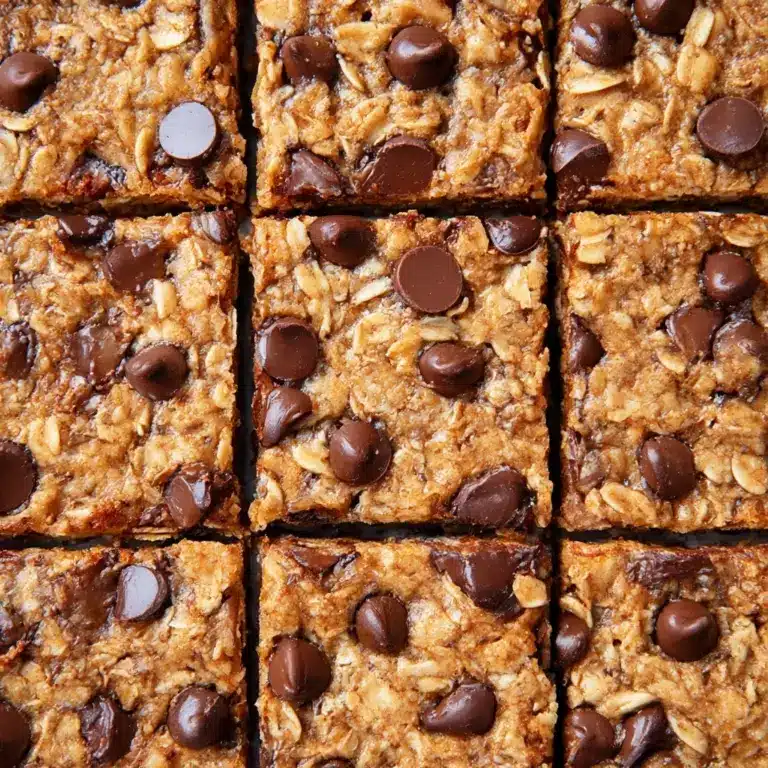 Banana Peanut Butter Oat Bars Recipe
