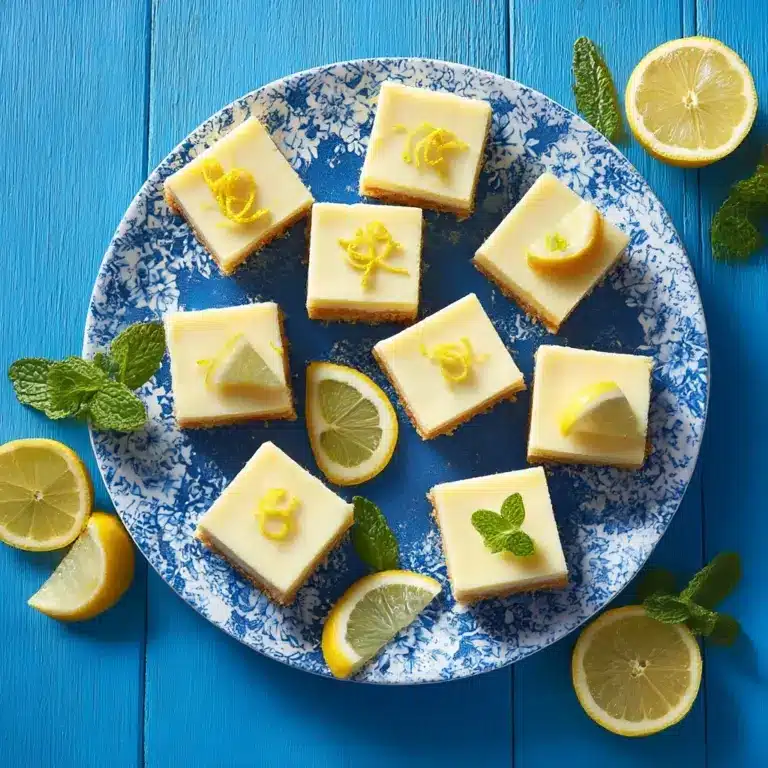 Lemon Cheesecake Bars Recipe