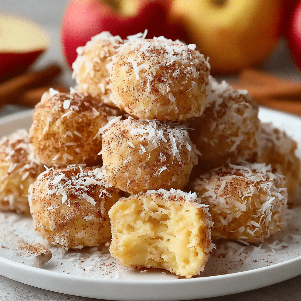 Cinnamon Apple Cottage Cheese Bites Recipe - Recipe Image