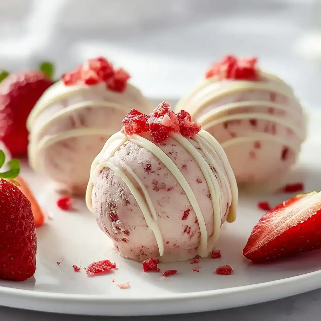 Strawberry Cheesecake Protein Balls Recipe