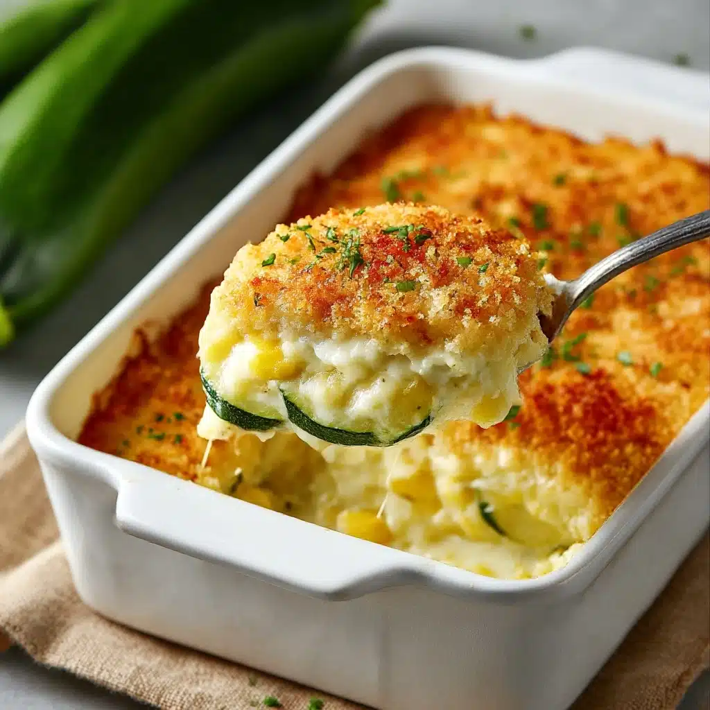 Quick Baked Zucchini Parmesan Casserole Recipe - Recipe Image