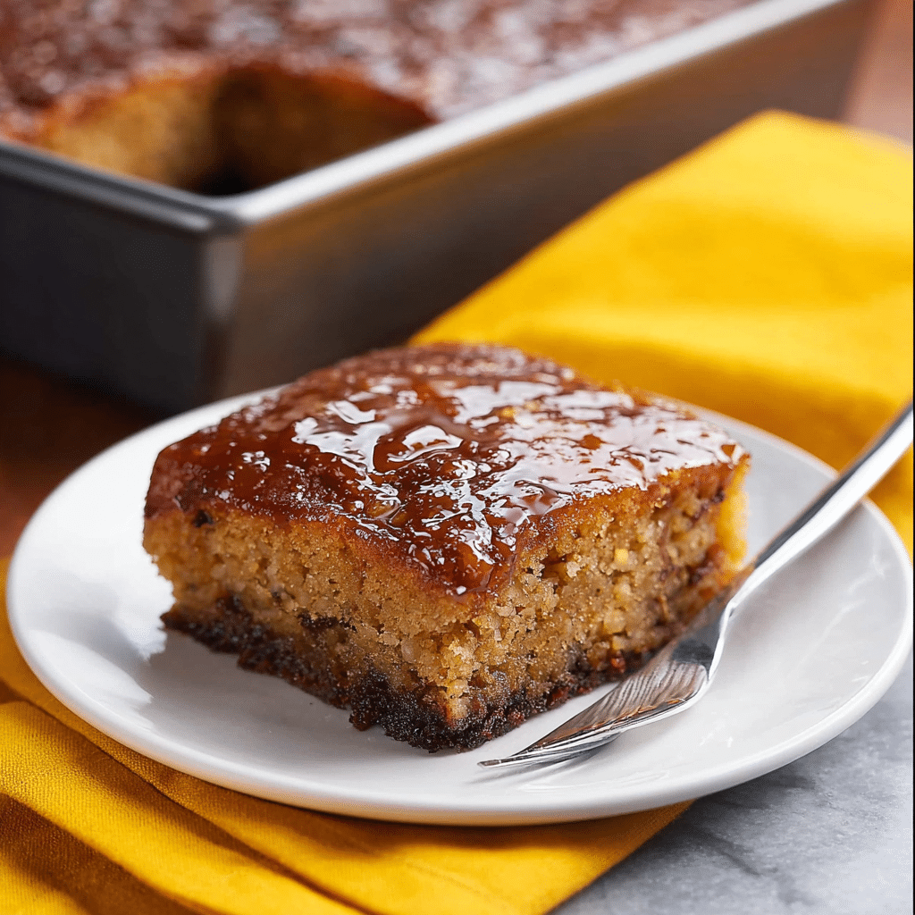 Vintage Prune Cake with Glaze Recipe - Recipe Image