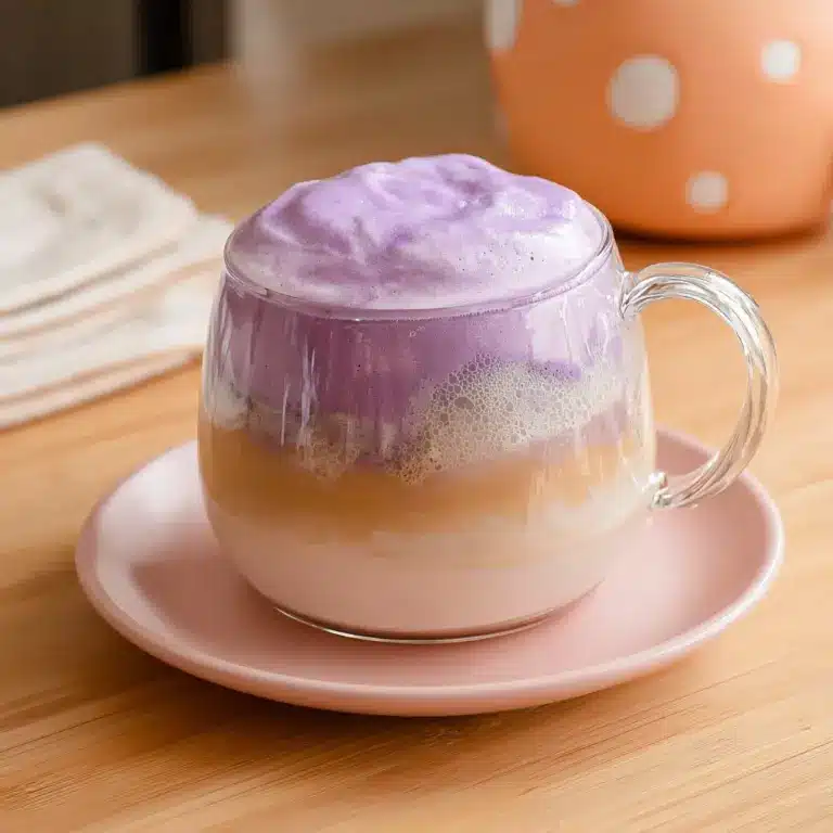 Ube Latte with Ube Cold Foam Recipe
