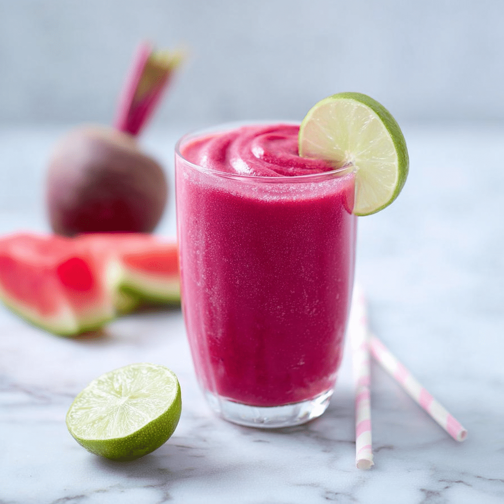 Watermelon Beet Post Workout Smoothie Recipe - Recipe Image