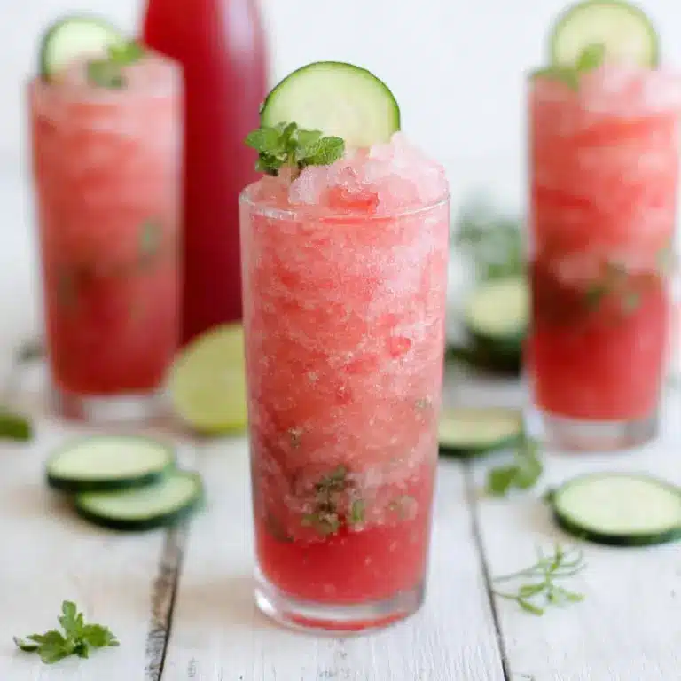 Watermelon-Cucumber Cooler Recipe