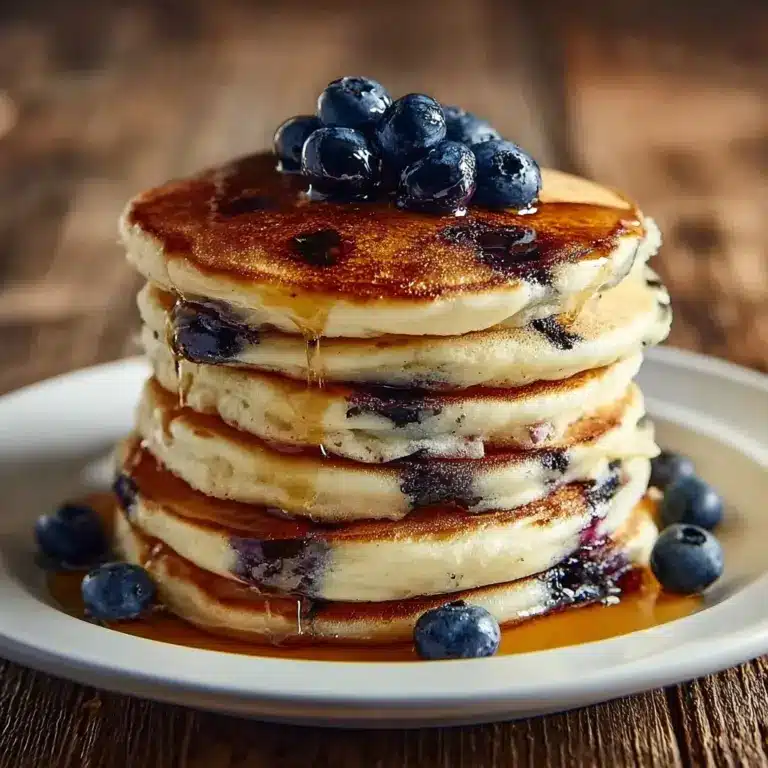Greek Yogurt Pancakes with Blueberries Recipe