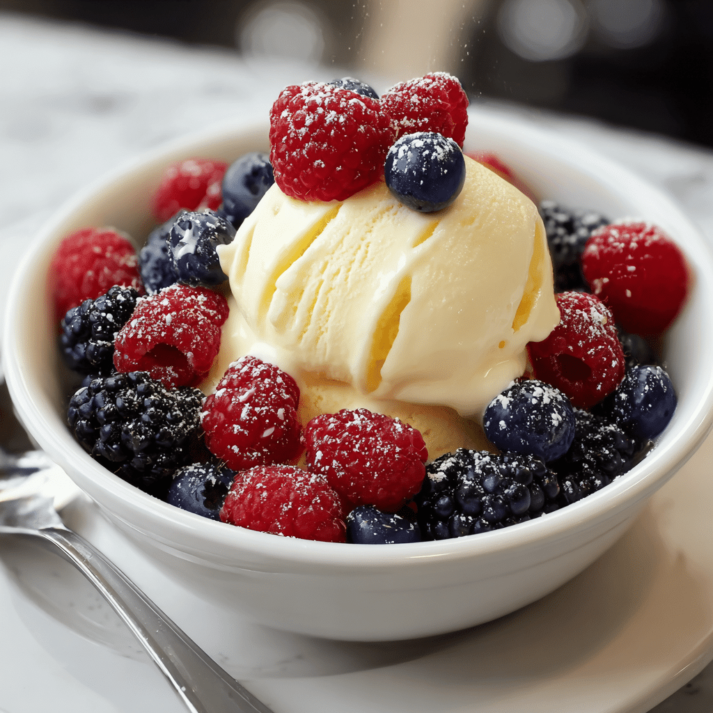 Bavarian Cream and Berries Recipe - Recipe Image