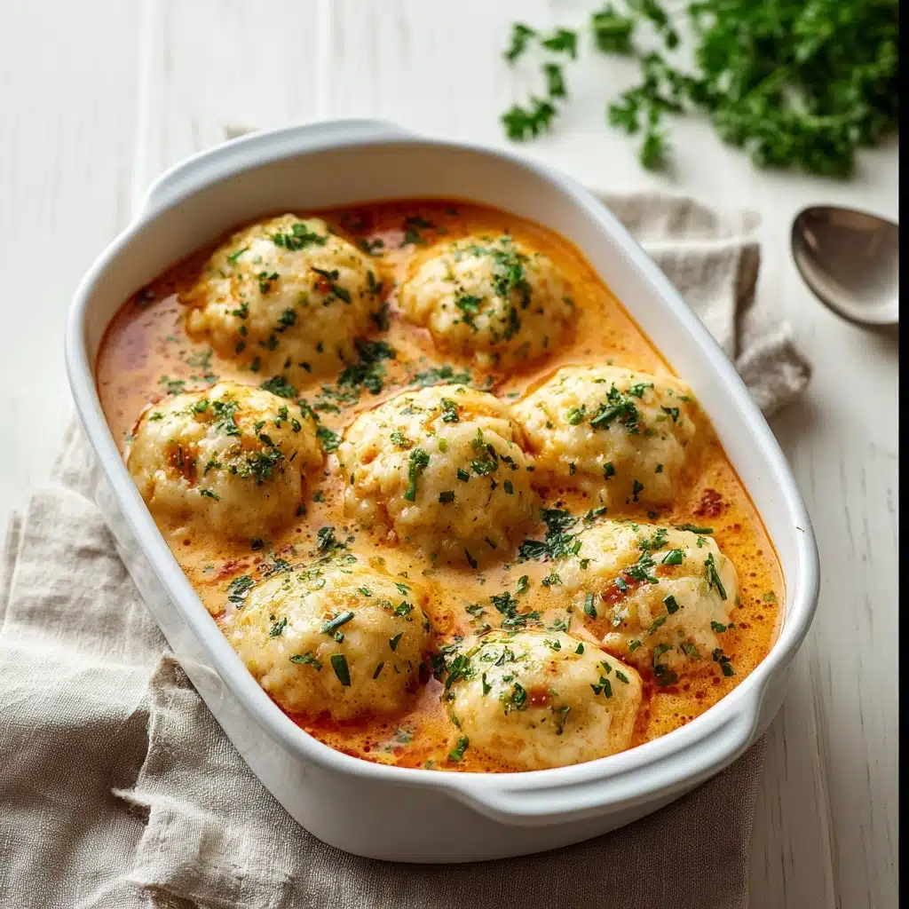 Best Tomato Soup with Cheddar Bay Dumplings Recipe
