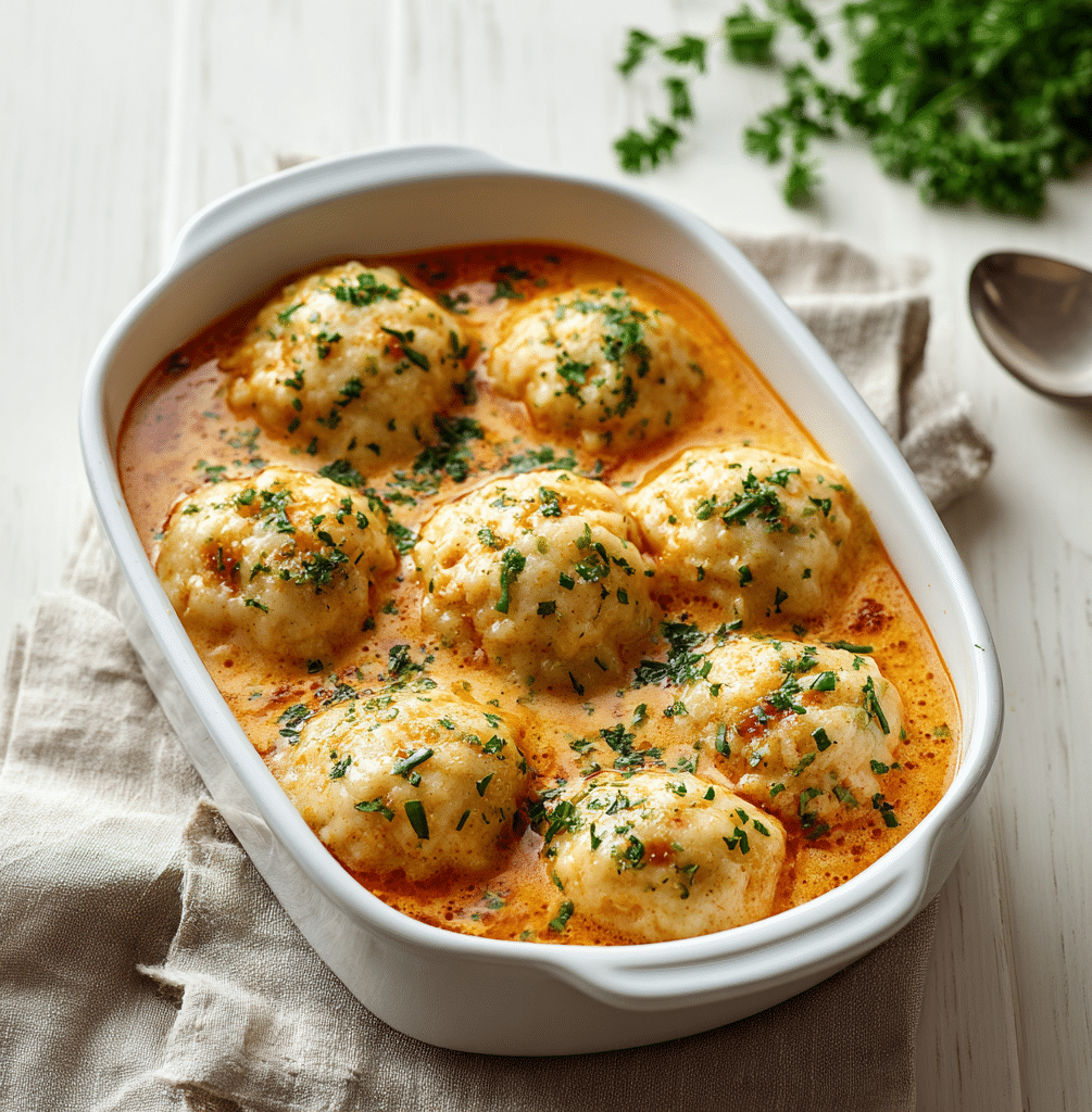 Best Tomato Soup with Cheddar Bay Dumplings Recipe