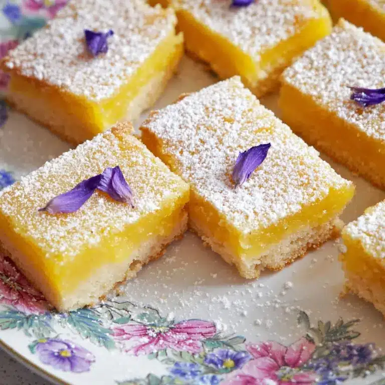 Lavender Lemon Bars Recipe