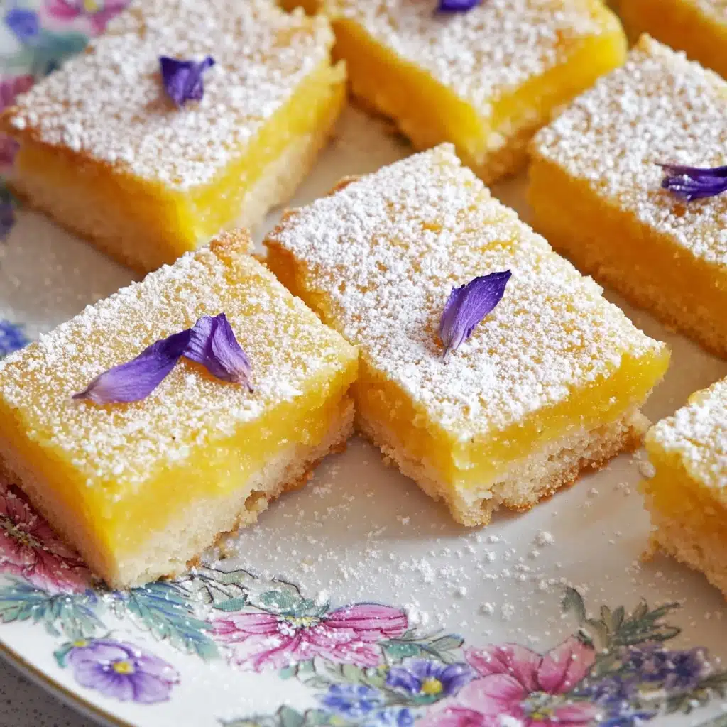Lavender Lemon Bars Recipe