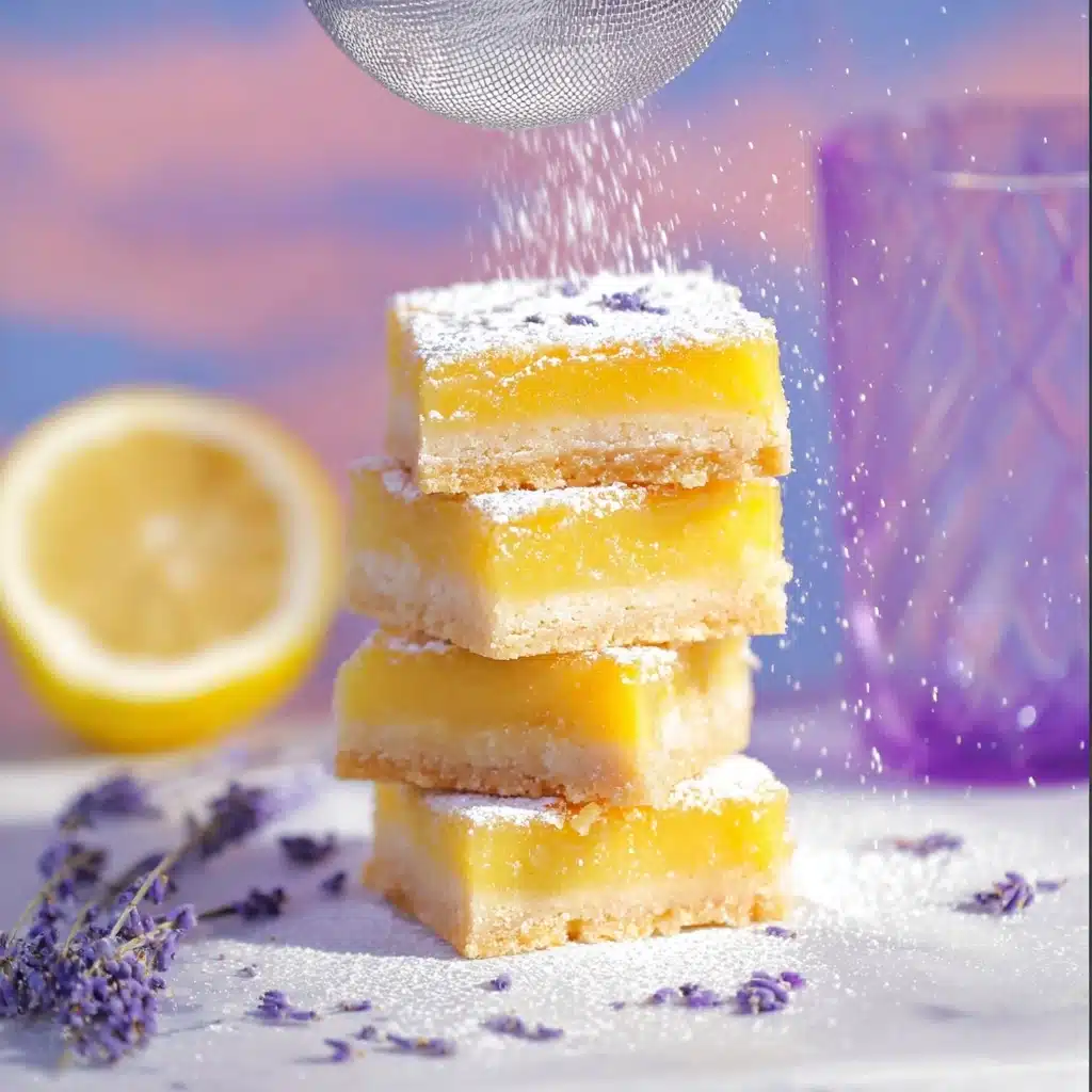 Lavender Lemon Bars Recipe - Recipe Image