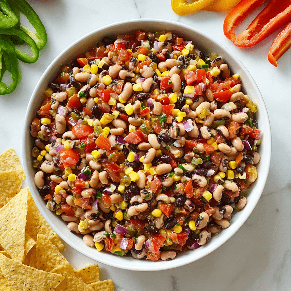 Cowboy Caviar Recipe with Homemade Dressing Recipe - Recipe Image