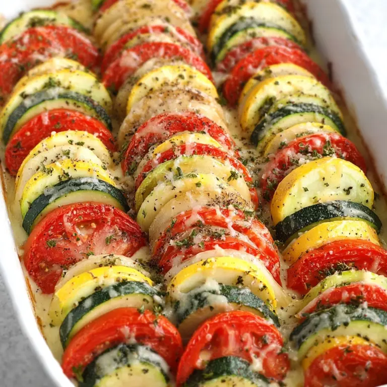 Parmesan Tomato Zucchini Bake Recipe