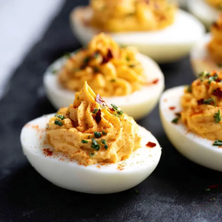 Spicy Deviled Eggs Recipe