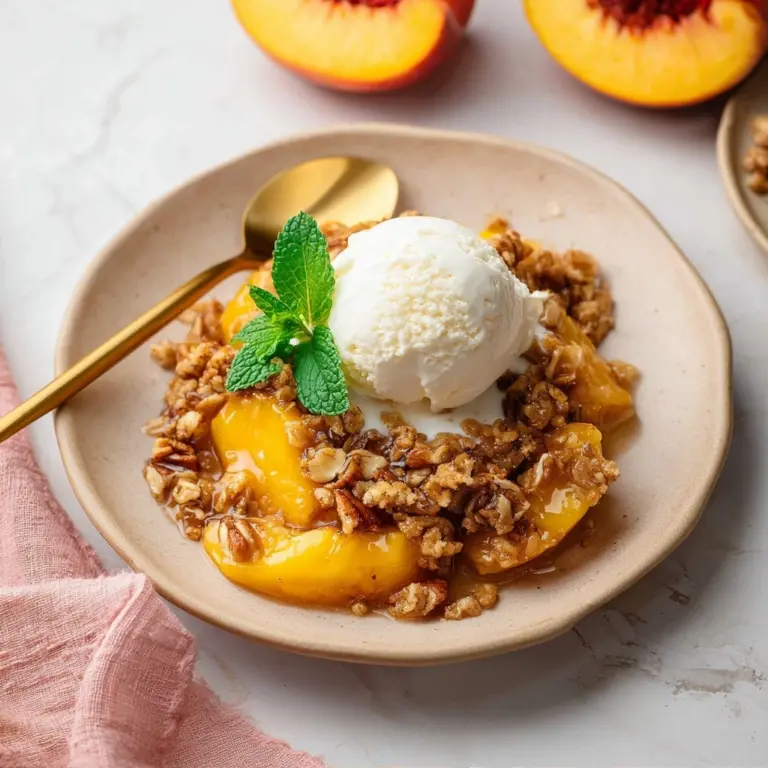 Perfect Peach Crisp Recipe