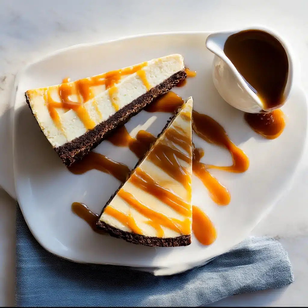 Caramel Brownie Cheesecake Recipe - Recipe Image