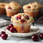 Cherry Cobbler Muffins Recipe