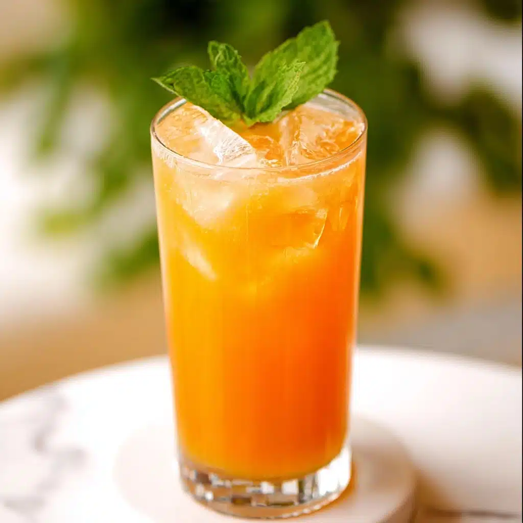 Easy Mango Iced Tea Recipe - Recipe Image