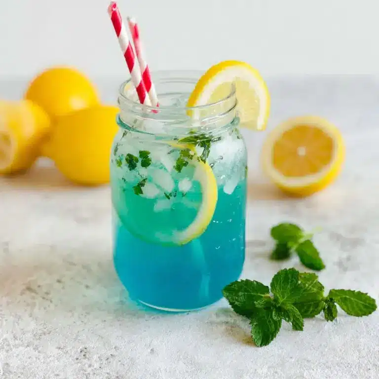 Sparkling Blue Raspberry Lemonade Recipe