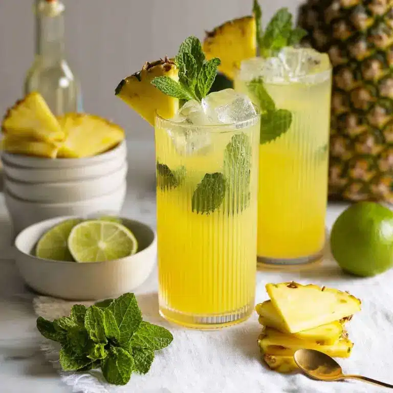 Pineapple Mojito Mocktail Recipe