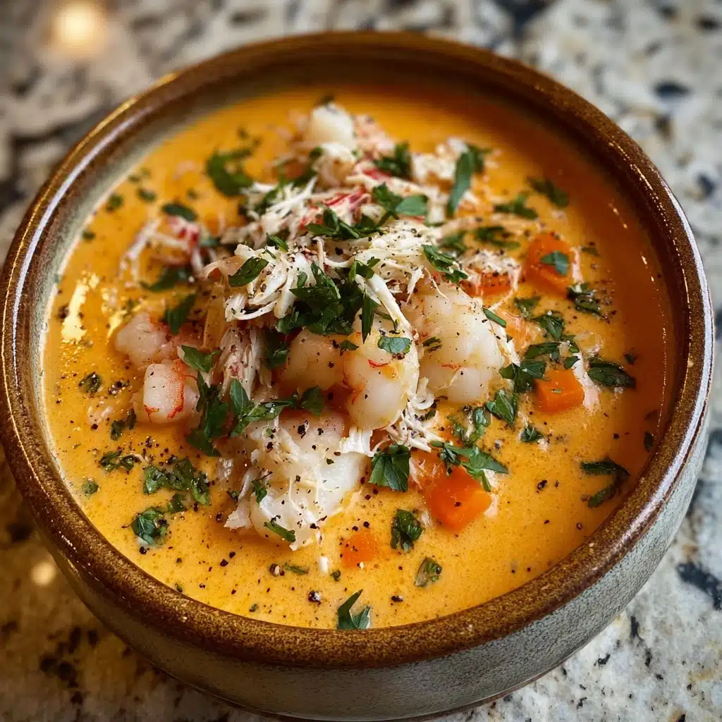 Creamy crab and shrimp seafood bisque Recipe - Recipe Image