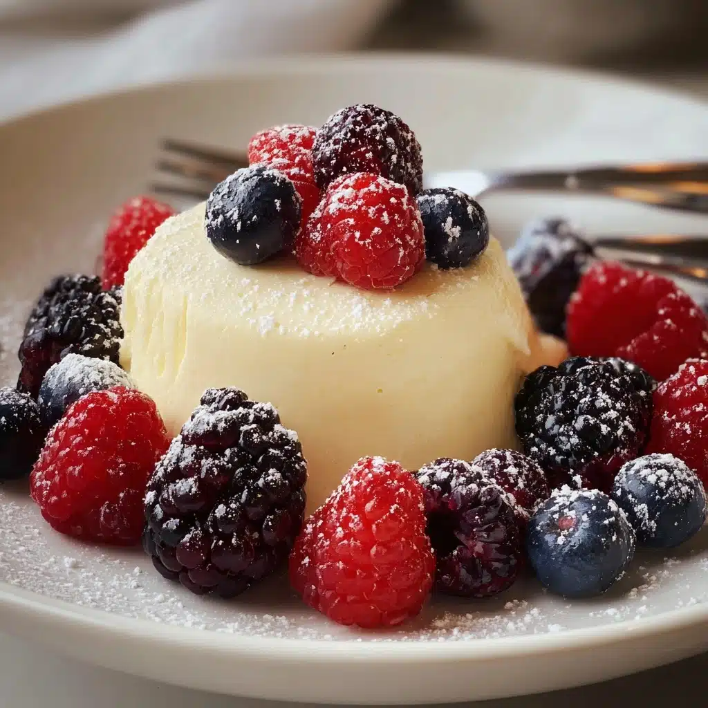 Bavarian Cream and Berries Recipe - Recipe Image