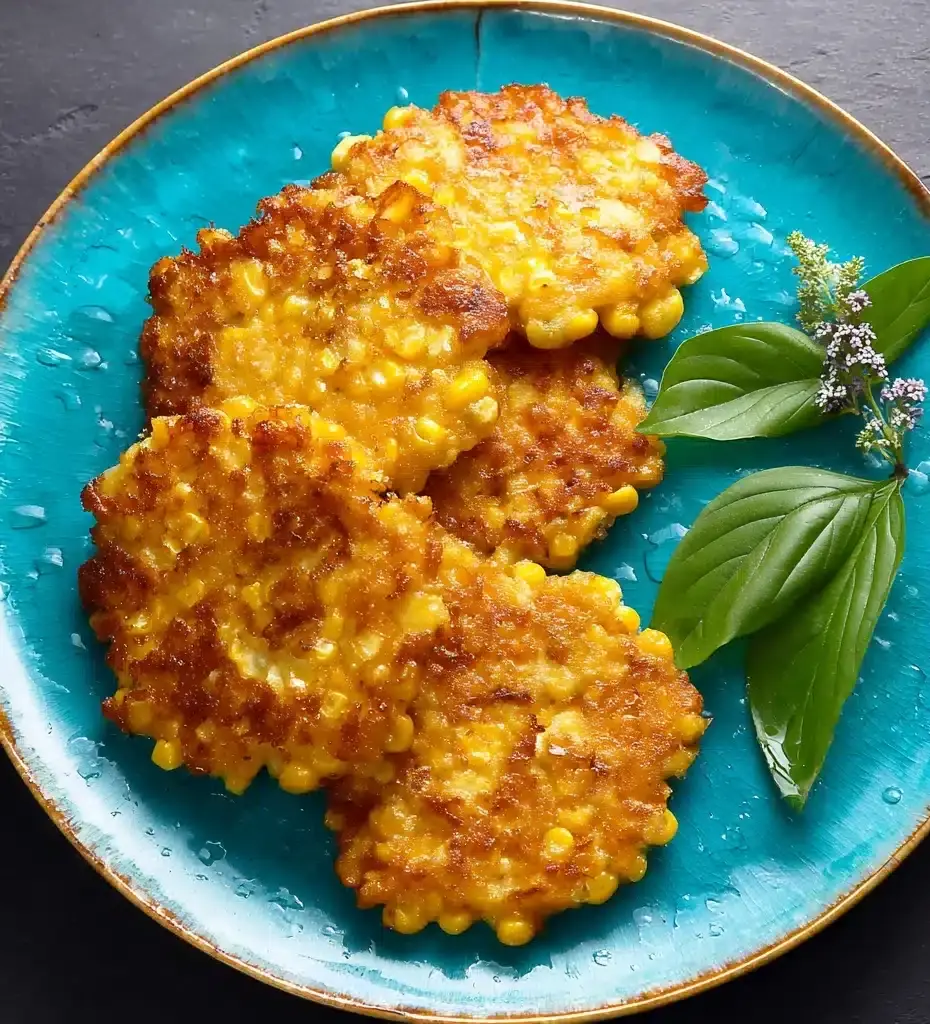Cheesy Corn Fritters Recipe