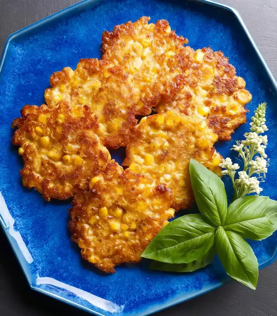 Cheesy Corn Fritters Recipe