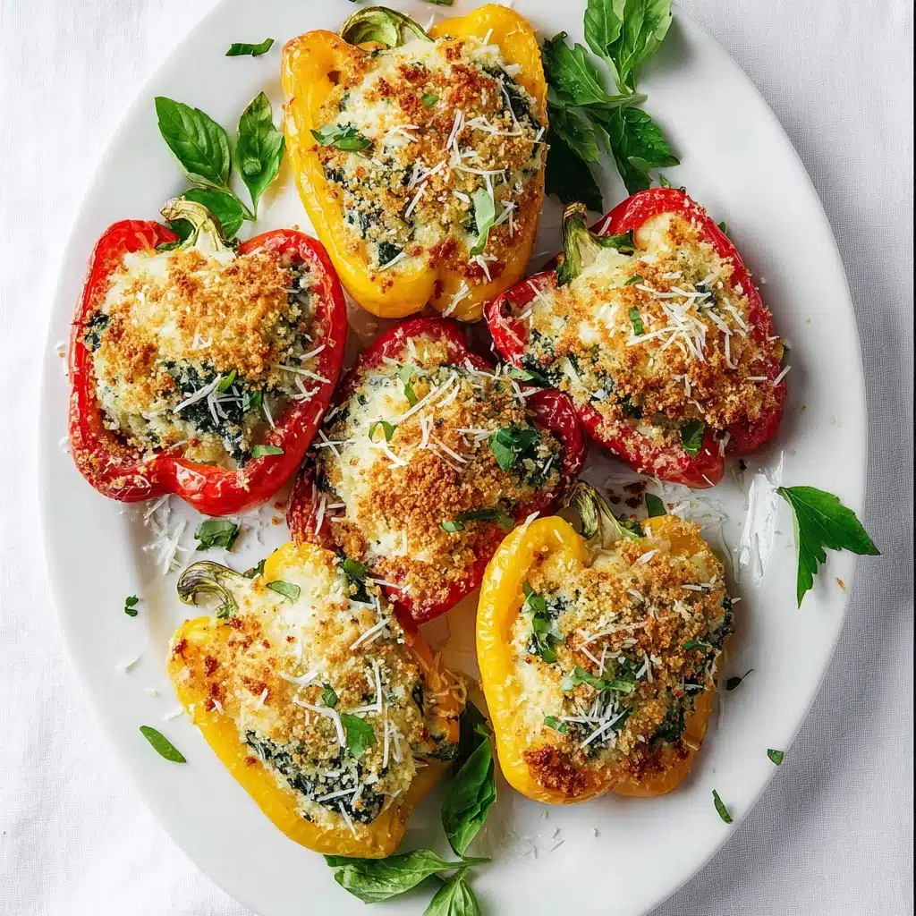 Herby Ricotta Stuffed Peppers Recipe - Recipe Image