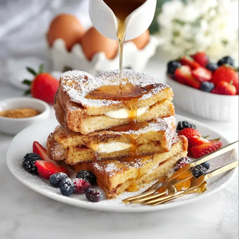 Churro Stuffed French Toast Recipe