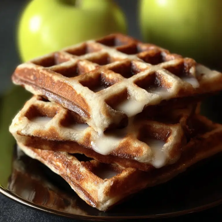 Apple Fritter Waffle Donuts Recipe