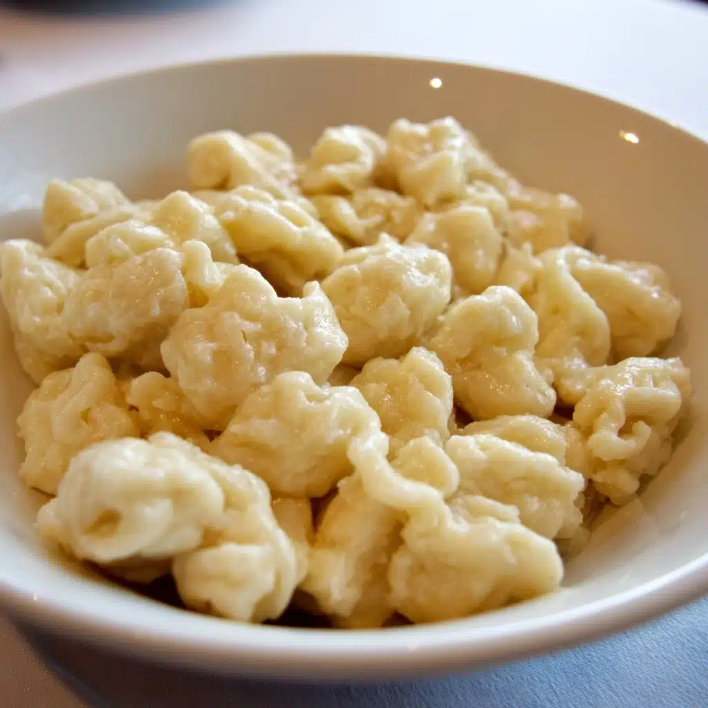 Hungarian Egg Noodle Dumplings - Nokedli Recipe - Recipe Image