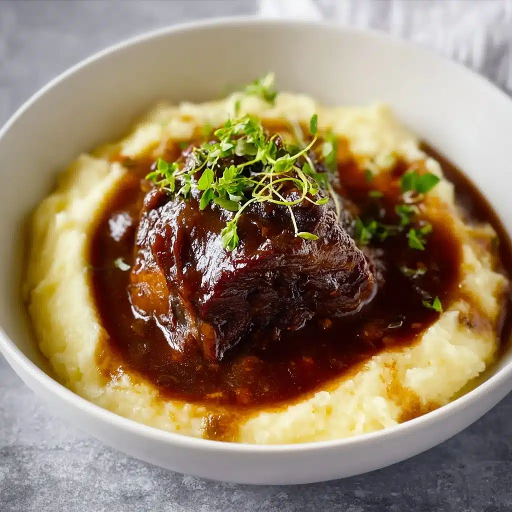 Flavorful Beef Short Ribs in Dutch Oven Recipe - Recipe Image
