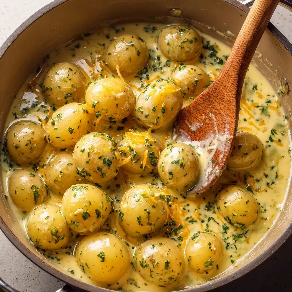 Creamy Baby Potatoes Recipe
