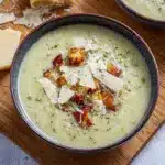 Clean Eating Creamy Zucchini Potato Soup Recipe