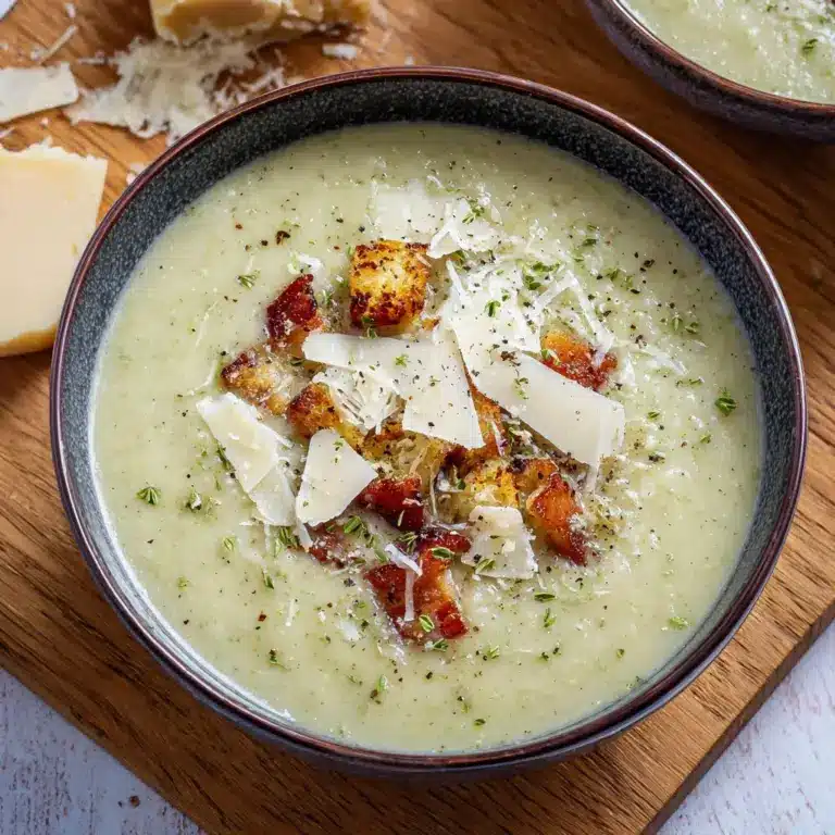 Clean Eating Creamy Zucchini Potato Soup Recipe